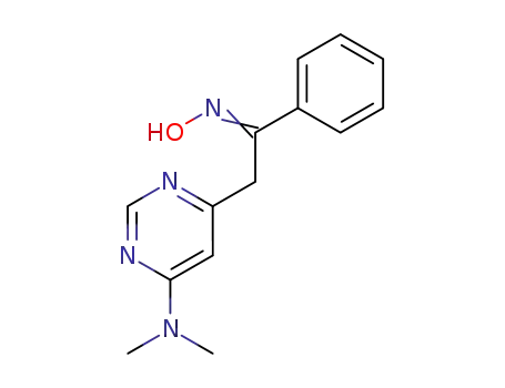 6-dimethylamino-4-phenacylpyrimidine oxime