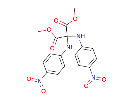 Molecular Structure of 95359-95-8 (Propanedioic acid, bis[(4-nitrophenyl)amino]-, dimethyl ester)