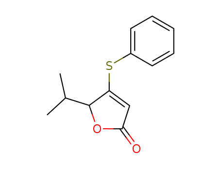2(5H)-Furanone,5-(1-methylethyl)-4-(phenylthio)- cas  77199-27-0
