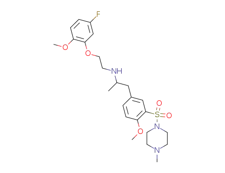 1-[[5-[2-[2-(5-Fluoro-2-methoxyphenoxy)ethylamino]propyl]-2-methoxyphenyl]sulfonyl]-4-methylpiperazine