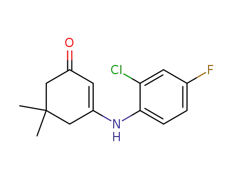 3-(2-Chloro-4-fluoro-phenylamino)-5,5-dimethyl-cyclohex-2-enone