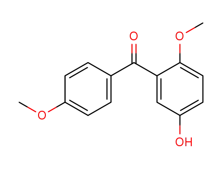 Molecular Structure of 80427-36-7 ((5-Hydroxy-2-methoxy-phenyl)-(4-methoxy-phenyl)-methanone)