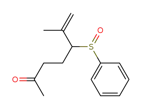 5-Benzenesulfinyl-6-methyl-hept-6-en-2-one