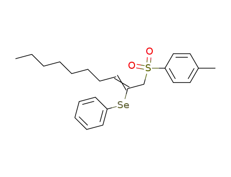 Benzene, 1-methyl-4-[[2-(phenylseleno)-2-decenyl]sulfonyl]-