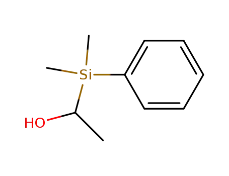 Molecular Structure of 144467-98-1 (Ethanol, 1-(dimethylphenylsilyl)-)