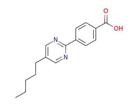 Benzoic acid,4-(5-pentyl-2-pyrimidinyl)- cas  123704-47-2