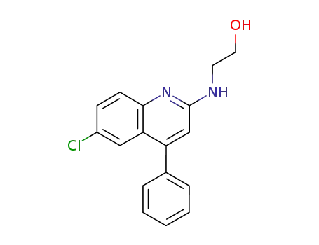 6-Chlor-2-(2-hydroxyethylamino)-4-phenylchinolin