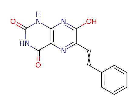 7-hydroxy-6-styryl-2,4(1H,3H)-pteridinedione