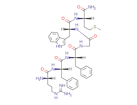 L-Methioninamide,
L-arginyl-L-phenylalanyl-L-phenylalanylglycyl-D-tryptophyl-
