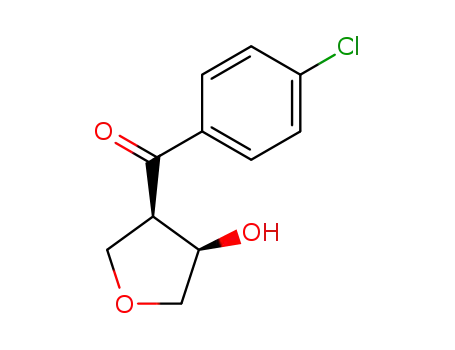cis-3-(4-chlorobenzoyl)-4-hydroxytetrahydrofuran