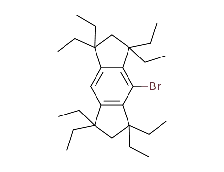 Molecular Structure of 960079-28-1 (4-bromo-1,1,3,3,5,5,7,7-octaethyl-1,2,3,5,6,7-hexahydro-s-indacene)