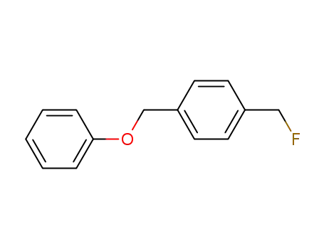 Molecular Structure of 114657-14-6 (Benzene, 1-(fluoromethyl)-4-(phenoxymethyl)-)