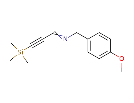 (4-Methoxy-benzyl)-[3-trimethylsilanyl-prop-2-yn-(Z)-ylidene]-amine