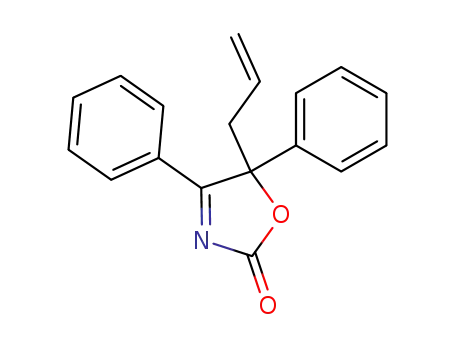 Molecular Structure of 82238-48-0 (2(5H)-Oxazolone, 4,5-diphenyl-5-(2-propenyl)-)