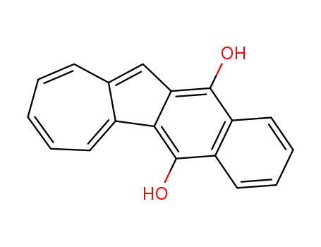Molecular Structure of 89398-66-3 (Naphth[2,3-a]azulene-5,12-diol)