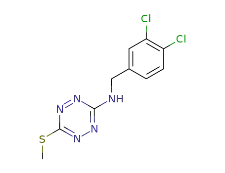 N-<(3,4-dichlorophenyl)methyl>-6-(methylthio)-1,2,4,5-tetrazin-3-amine