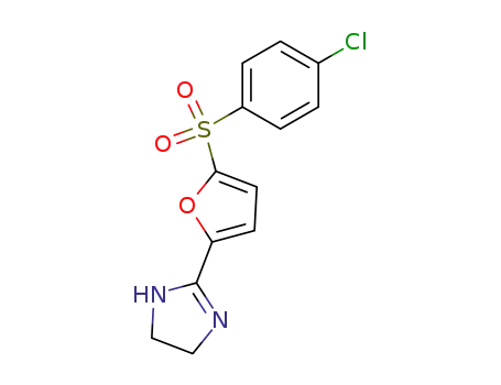 1H-Imidazole, 4,5-dihydro-2-(5-((4-chlorophenyl)sulfonyl)-2-furanyl)-