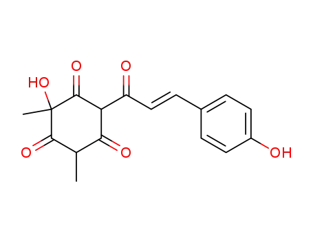 2-(p-hydroxycinnamoyl)-4-hydroxy-4,6-dimethylcyclohexane-1,3,5-trione
