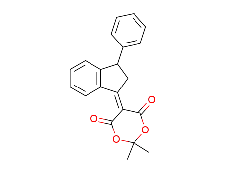 2,2-dimethyl-5-(3'-phenyl-2',3'-dihydro-1'H-inden-1'-ylidene)-1,3-dioxan-4,6-dione