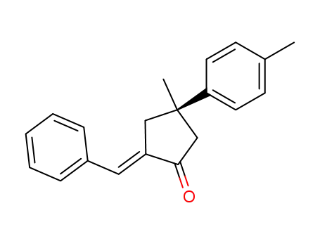 2-benzal-4-methyl-4-(4-methylphenyl)cyclopentan-1-one