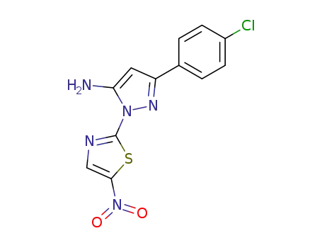 5-(4-Chloro-phenyl)-2-(5-nitro-thiazol-2-yl)-2H-pyrazol-3-ylamine
