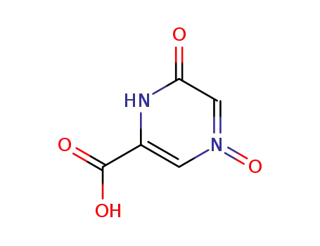Molecular Structure of 77775-35-0 (6-oxo-1,6-dihydropyrazine-2-carboxylic acid 4-oxide)