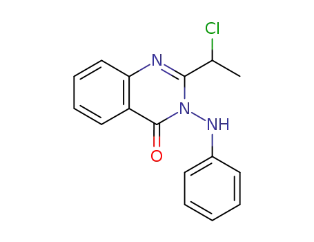 2-(1-Chloro-ethyl)-3-phenylamino-3H-quinazolin-4-one