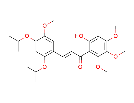 2'-hydroxy-2,4-diisopropyloxy-4',5,5',6'-tetramethoxychalcone