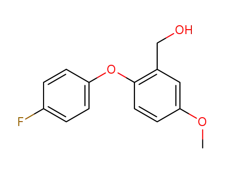 Benzenemethanol, 2-(4-fluorophenoxy)-5-methoxy-