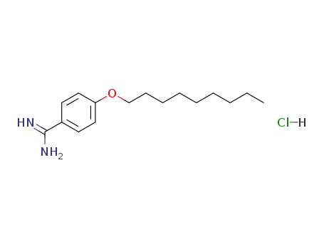 Molecular Structure of 29148-06-9 (4-(Nonyloxy)-benzamidine hydrochloride)
