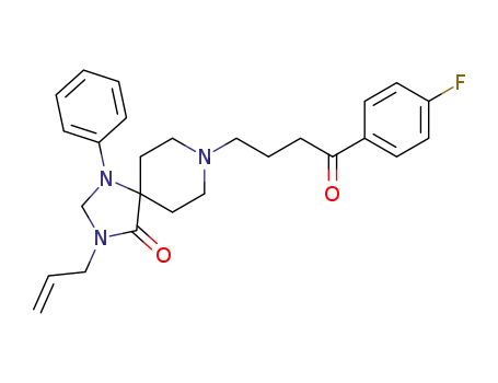 1,3,8-Triazaspiro[4.5]decan-4-one,8-[4-(4-fluorophenyl)-4-oxobutyl]-1-phenyl-3-(2-propen-1-yl)-