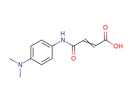 Molecular Structure of 6957-55-7 ((2E)-4-{[4-(dimethylamino)phenyl]amino}-4-oxobut-2-enoic acid)