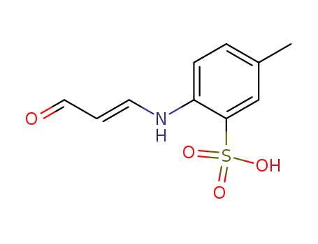 2-(3-oxo-1-propenylamino)-5-methylbenzenesulfonic acid