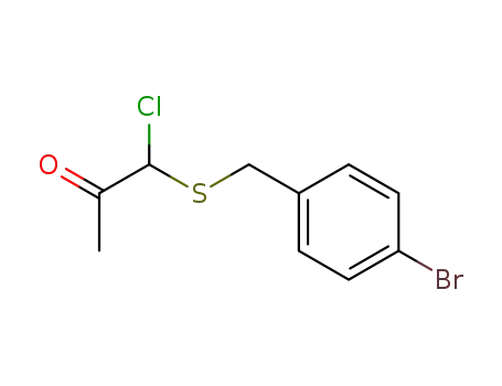 1-(4-Bromo-benzylsulfanyl)-1-chloro-propan-2-one