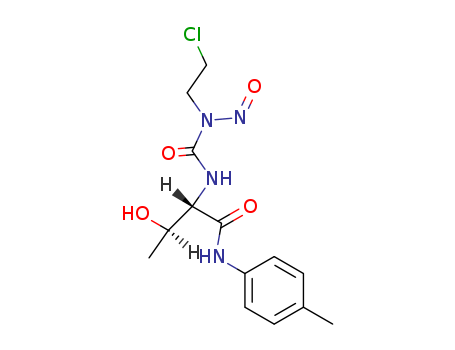 Butanamide,2-[[[(2-chloroethyl)nitrosoamino]carbonyl]amino]-3-hydroxy-N-(4-methylphenyl)-,[R-(R*,S*)]- (9CI) cas  80687-23-6