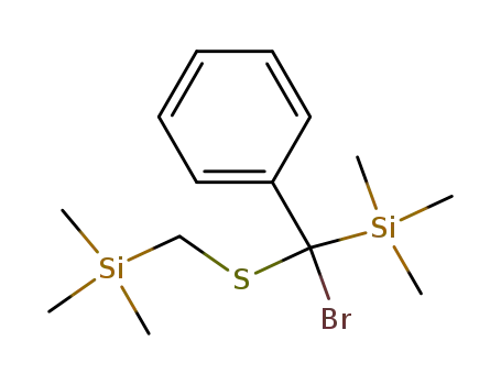 Silane, [bromophenyl[[(trimethylsilyl)methyl]thio]methyl]trimethyl-