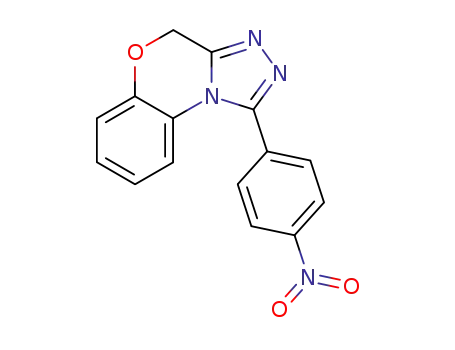 Molecular Structure of 93299-76-4 (4H-[1,2,4]Triazolo[3,4-c][1,4]benzoxazine,1-(4-nitrophenyl)-)