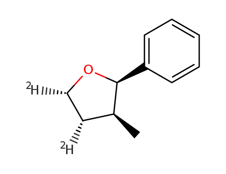4α,5α-dideuterio 3β-methyl 2β-phenyl tetrahydrofuran
