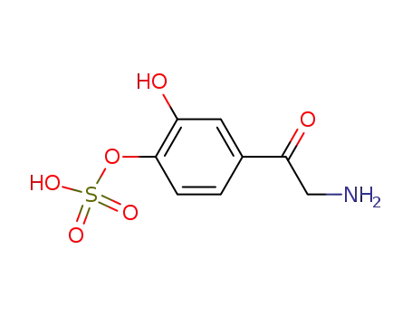 Molecular Structure of 80098-04-0 (noradrenalone-4-O-sulfate)