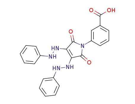 3-[2,5-Dioxo-3,4-bis-(N'-phenyl-hydrazino)-2,5-dihydro-pyrrol-1-yl]-benzoic acid