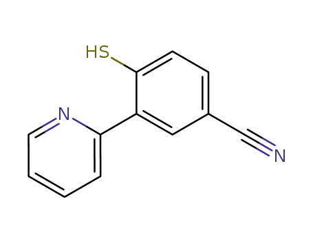 2-(5-Cyano-2-mercaptophenyl)pyridine