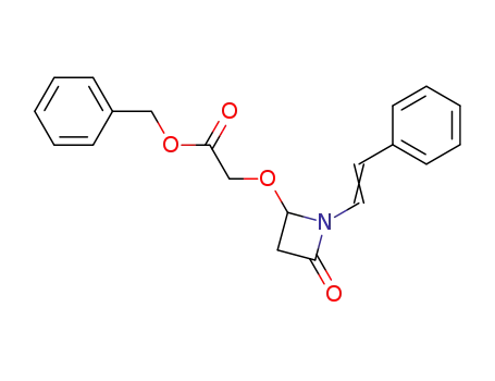 [4-Oxo-1-((E)-styryl)-azetidin-2-yloxy]-acetic acid benzyl ester