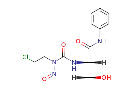 N-<N'-(2-Chloroethyl)-N'-nitroso-carbamoyl>L-threonine anilide