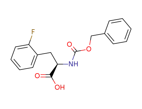 (S)-2-(((Benzyloxy)carbonyl)amino)-3-(2-fluorophenyl)propanoic acid