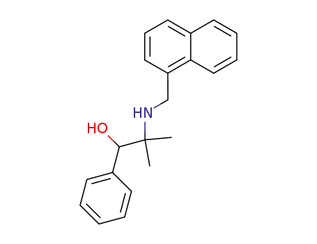 Molecular Structure of 77740-78-4 (Benzenemethanol, a-[1-methyl-1-[(1-naphthalenylmethyl)amino]ethyl]-)