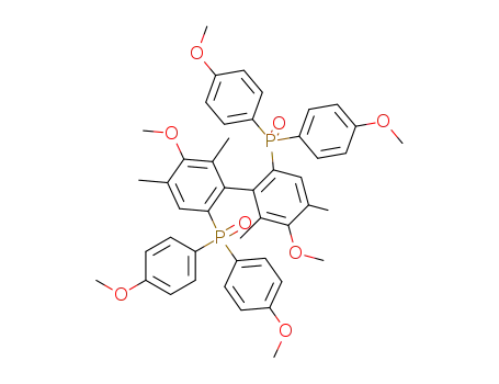 6,6'-Bis-[bis-(4-methoxy-phenyl)-phosphinoyl]-3,3'-dimethoxy-2,4,2',4'-tetramethyl-biphenyl