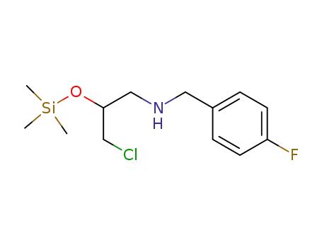 (3-chloro-2-trimethylsilyloxypropyl)-(4-fluorobenzyl)amine