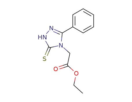 4H-1,2,4-Triazole-4-acetic acid, 1,5-dihydro-3-phenyl-5-thioxo-, ethyl
ester