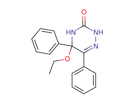 1,2,4-Triazin-3(2H)-one, 5-ethoxy-4,5-dihydro-5,6-diphenyl-