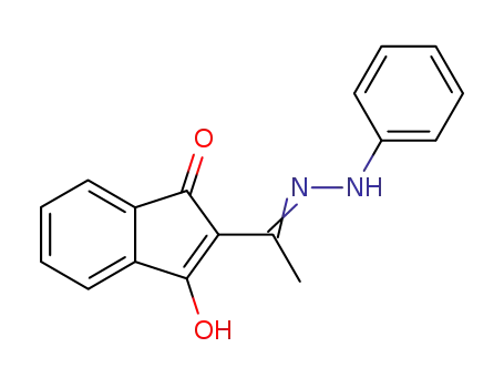 3-Hydroxy-2-[1-(phenyl-hydrazono)-ethyl]-inden-1-one